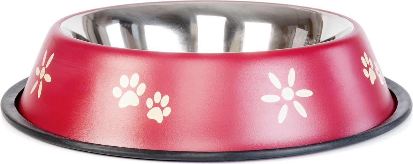 Миска ZooZooZoo Лапки SWT-5008A-1400/bordo (бордовый)