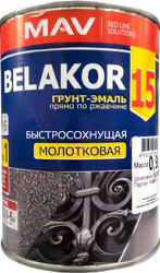 Грунт-эмаль MAV Belakor-15 молотковая 1 л (бронзовый)