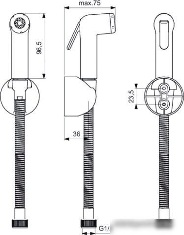 Душевая лейка Ideal Standard Idealspray Eco B0595AA (хром)