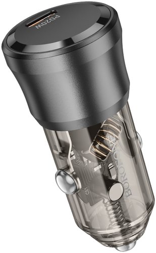 Автомобильное зарядное Borofone BZ24 (черный)