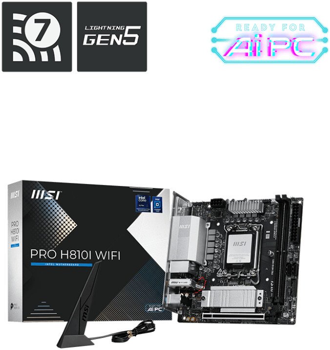 Материнская плата MSI PRO H810I WiFi