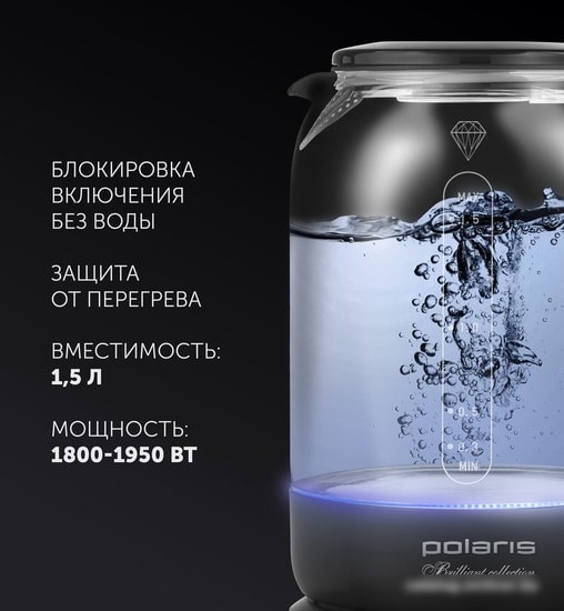 Электрочайник Polaris PWK 1753CGL