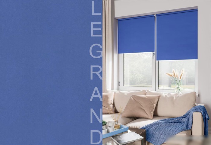 Рулонные шторы Legrand Блэкаут 47x175 (синий)