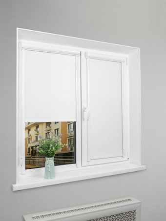 Рулонные шторы Sundays Home UNI-2 LM 65-01 34x160 (белый, правая)