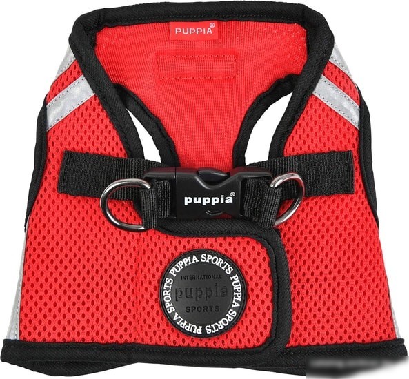 Шлейка-жилетка Puppia Soft PAUA-HB1828-RD-L (красный)