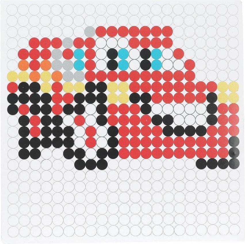 Развивающая игра MultiArt Термомозаика Тачки IB400-120524