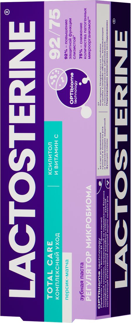 Зубная паста Lactosterine Total care Комплексный уход 85 г