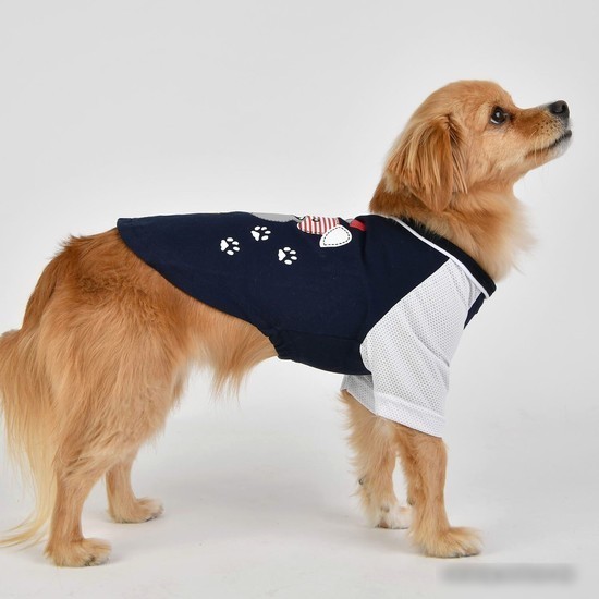 Футболка Puppia Sniffer PAUA-TS1807-NY-L (L, синий)