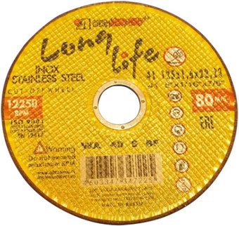 Отрезной диск LugaAbrasiv Long Life 150х1.2x22.2 мм 4603347347263