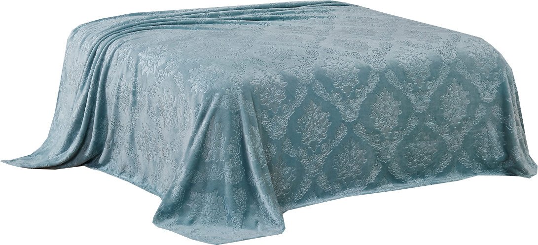 Плед Альвитек Венеция однотонный с тиснением микрофибра 150x200 150/169-pv