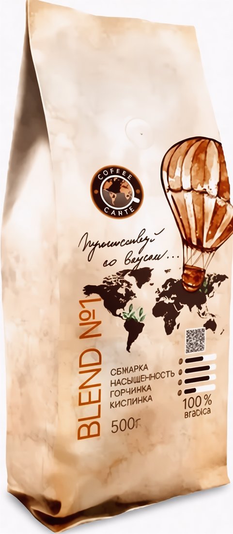 Кофе Coffee Carte Blend №1 500 г Кофе Coffee Carte Blend №1 500 г