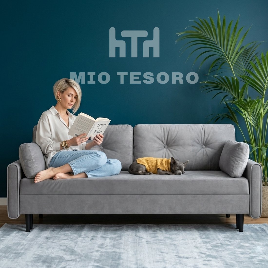 Диван Mio Tesoro Оливер SB3 (Ultra Dove)
