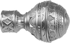 Наконечник для карниза Lm Decor YF161 Ампир 19мм (сатин)