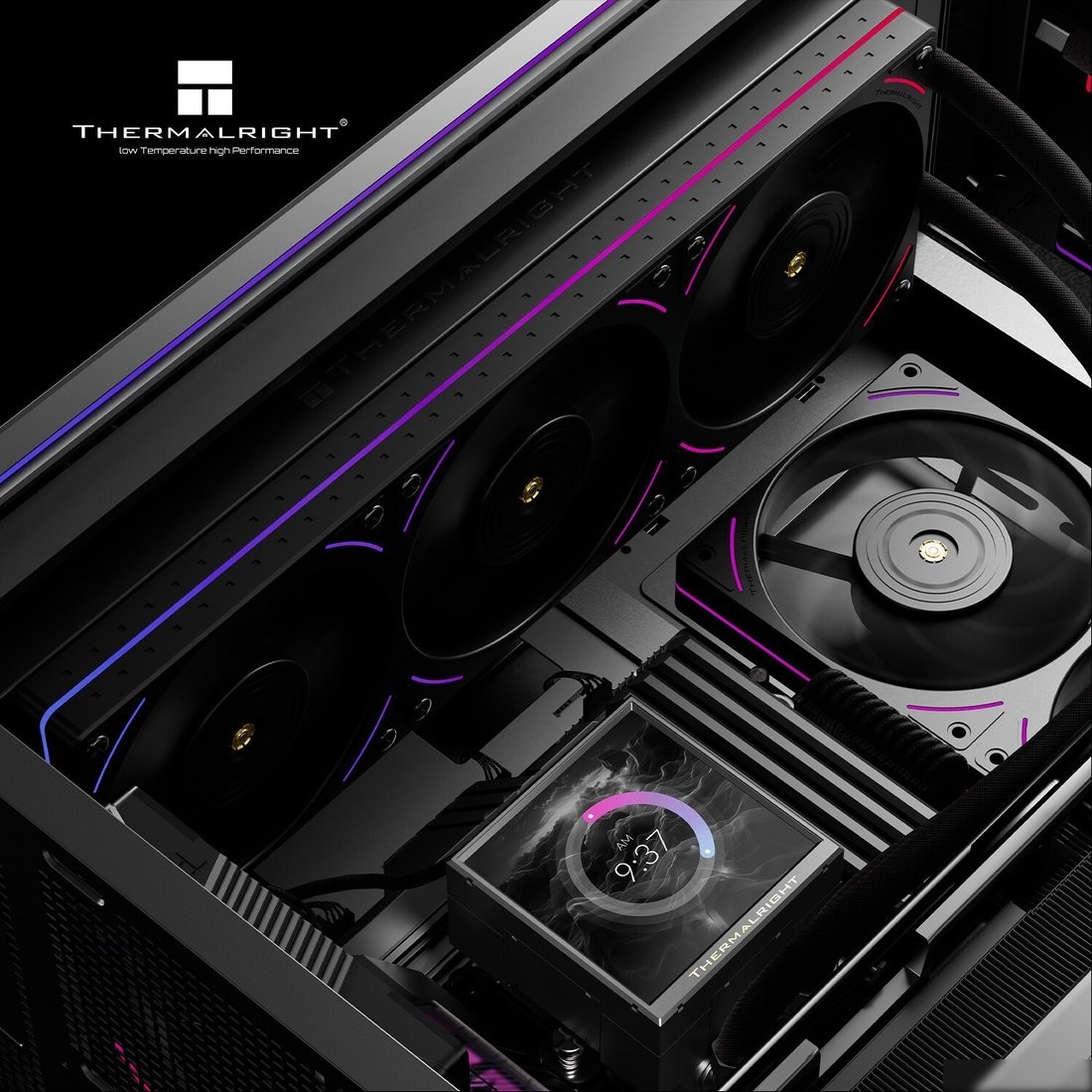 Система жидкостного охлаждения для процессора Thermalright Peerless Vision 360 UB ARGB (черный)