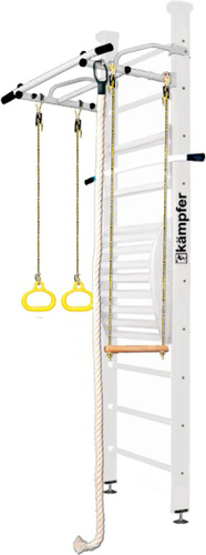 Детский спортивный комплекс Kampfer Helena Maxi Ceiling (стандарт, жемчужный/белый антик)