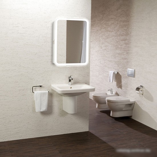 Silver Mirrors Шкаф с зеркалом Фиджи flip 60x80 LED-00002472