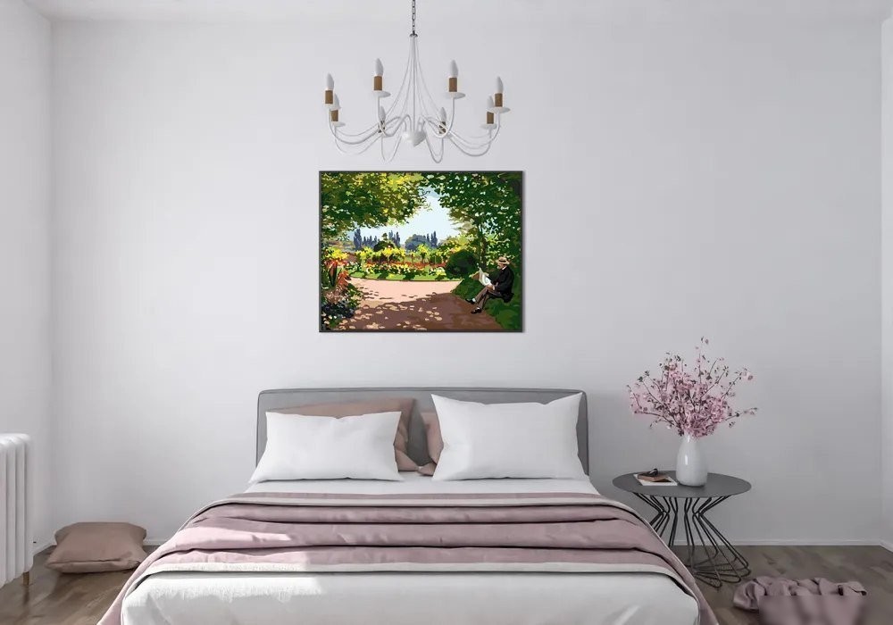 Картина по номерам PaintLine Клод Моне. Сад имени Баумана PL-00181