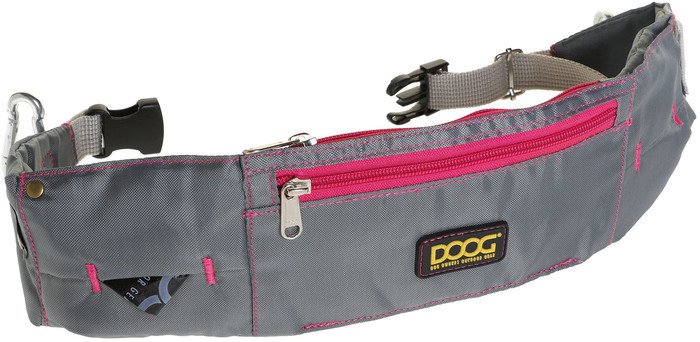 сумка для дрессуры Doog Maxi WB17 (серый/розовый)