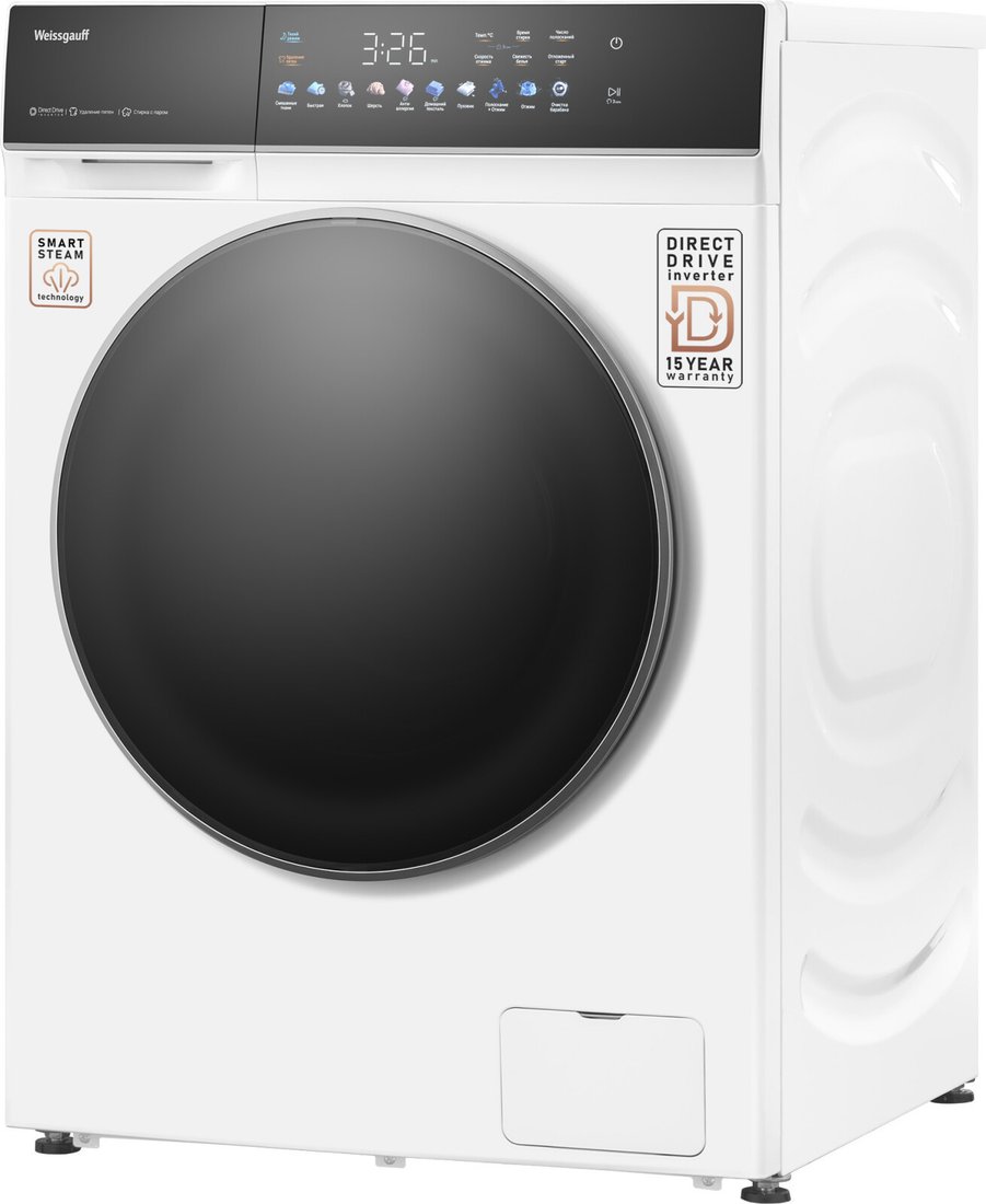 Стиральная машина Weissgauff WM 62210 Direct Drive Touch Inverter Steam