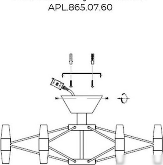 Люстра средней высоты Aployt APL.865.07.60
