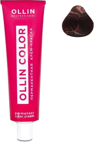 Крем-краска Ollin Professional Color перманентная 6/75 темно-русый коричнево-махагоновый 60 мл