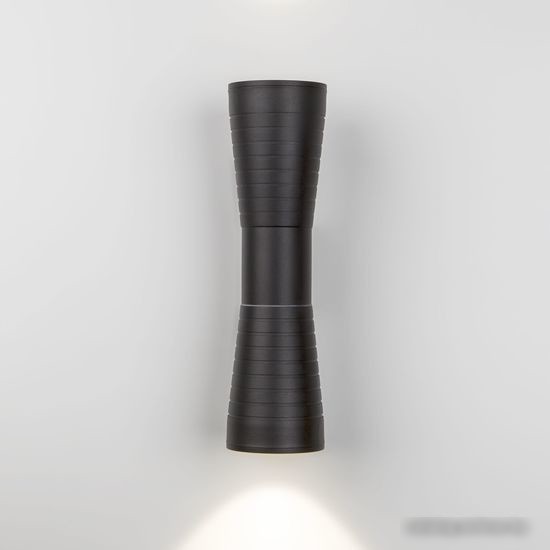 Уличный настенный светильник Elektrostandard Techno Led Tube Doble 1502 (черный)