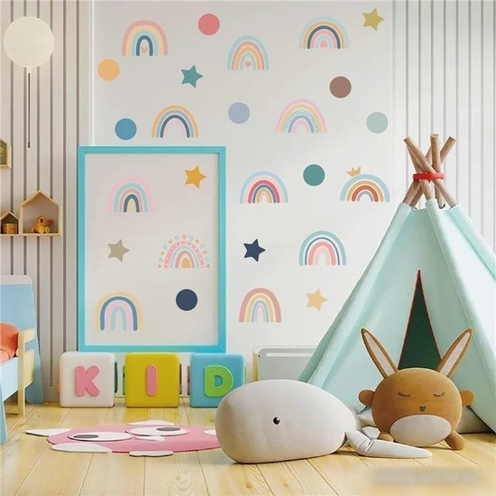 Наклейка на стену Sundays Home 640800086A (76шт)