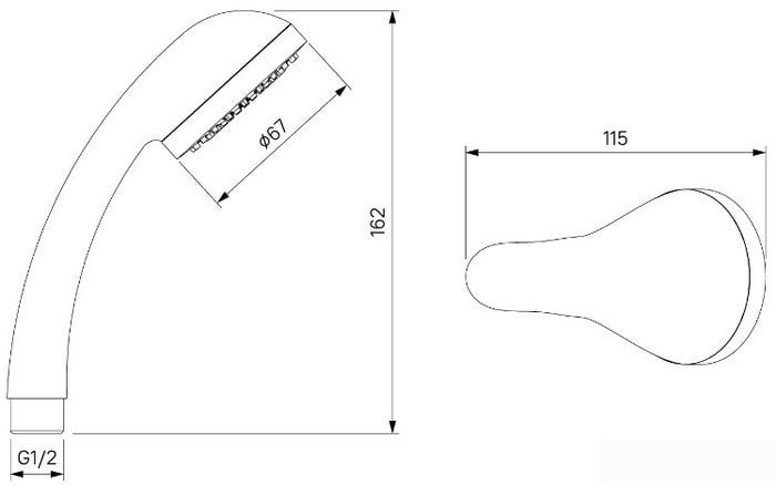 Смеситель Milardo Duplex DUPSBL2M10