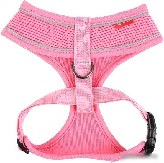Шлейка Puppia Soft PAUA-HA1828-PK-XL (розовый/светоотражающий)