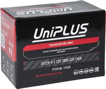 Мотоциклетный аккумулятор UniPLUS EB12A-4-1 (10 А·ч)