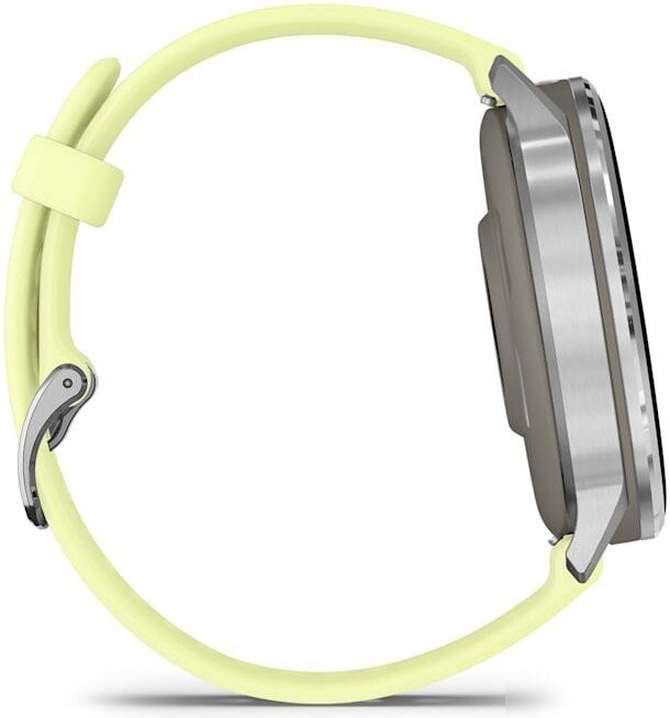 Умные часы Garmin Venu 4 45 мм (серебристый/желтый)