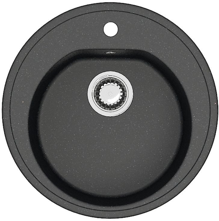 Кухонная мойка Berge BR-5200 + Like F8007122 (черный)