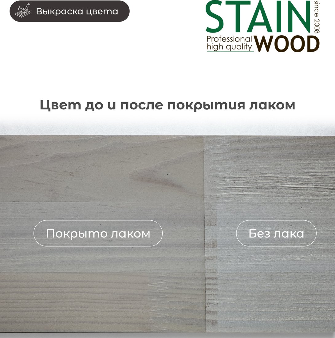 Морилка Stainwood Pro На водной основе 0.5 л (Ikea White23)