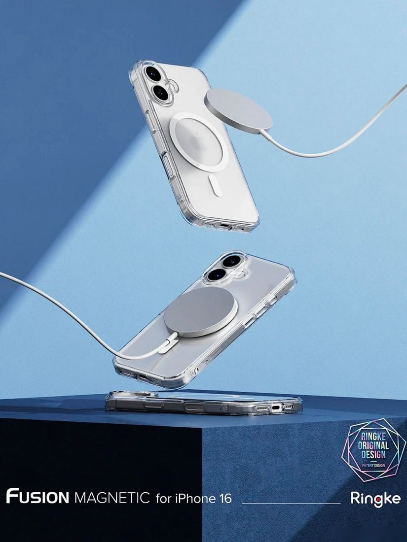 Чехол для телефона Ringke Fusion Magnetic Magsafe для iPhone 16 Clear
