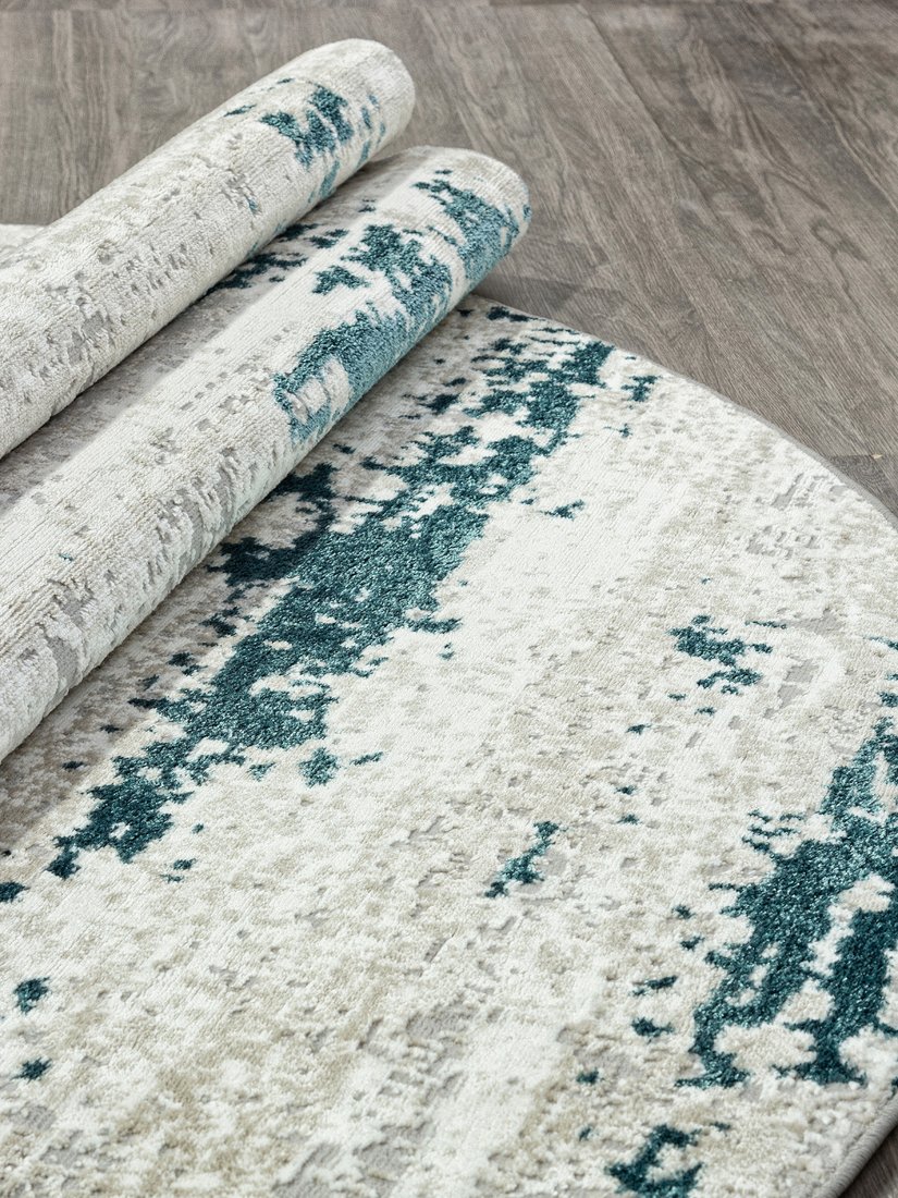 Ковер для жилой комнаты Merinos Palermo F298-OVAL-GRAY (3x4)
