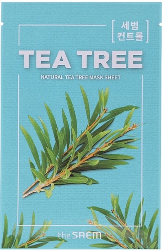 The Saem Маска для лица тканевая Natural Tea Tree (21 мл)