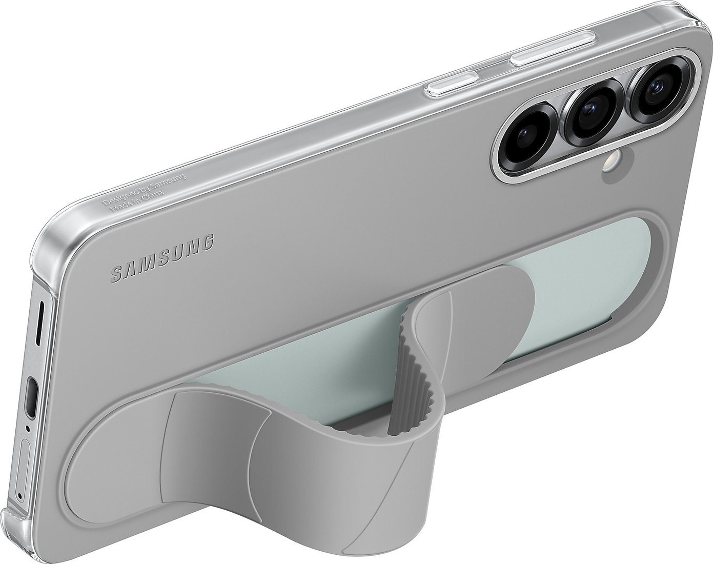 Чехол для телефона Samsung Standing Grip Case Galaxy S25+ (серый)