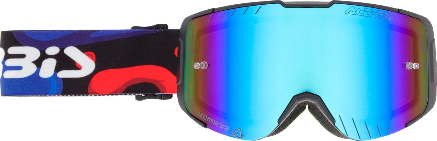 Мотошлем Acerbis Vanguard Kid Mirror 0027526.316 (черный/синий)