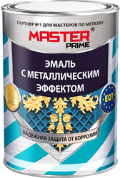 Эмаль Master Prime С металлическим эффектом 0.8 л (красный)