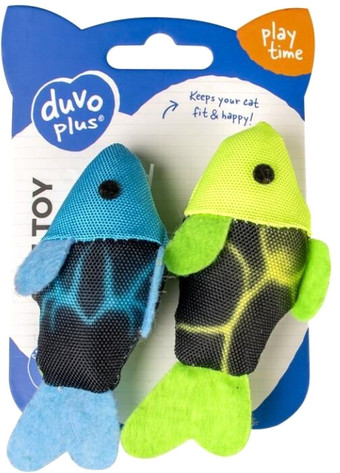 Игрушка для кошек Duvo Plus Рыбки Флэш 12078/DV