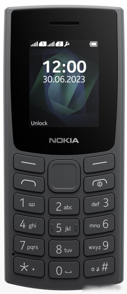 Кнопочный телефон Nokia 105 (2023) Dual SIM TA-1557 (черный)