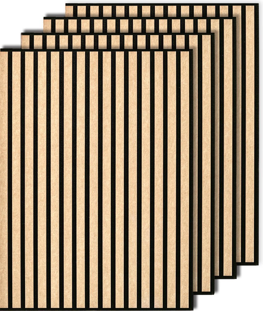 Панель UG Home 700x550x14мм ПСФ.4-Ч/СБЖ (4шт, черный/светло-бежевый)