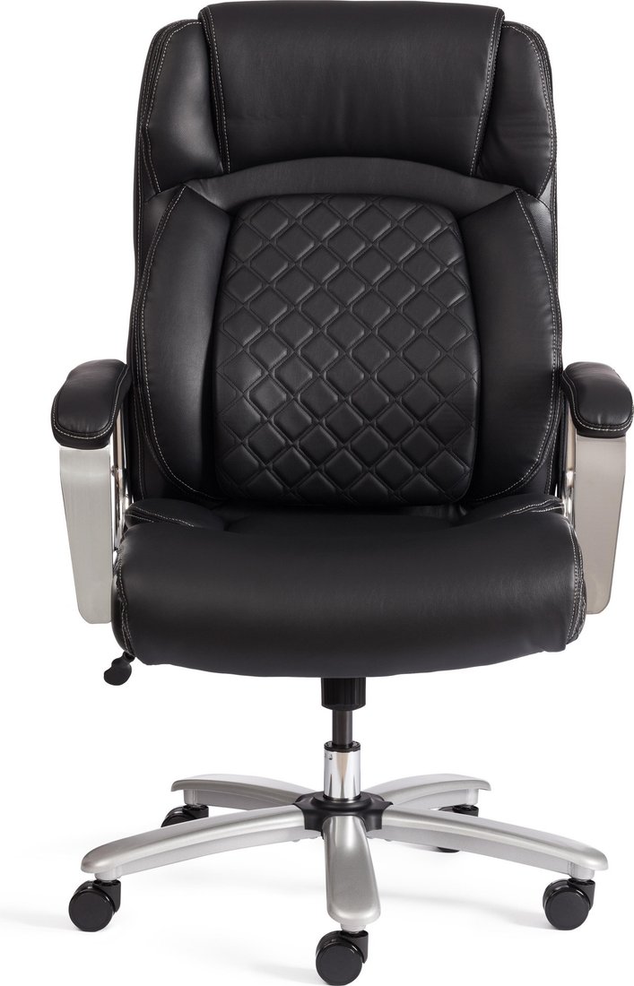 Офисное кресло TetChair Atlant (рецикл. кожа/иск. кожа, черный)