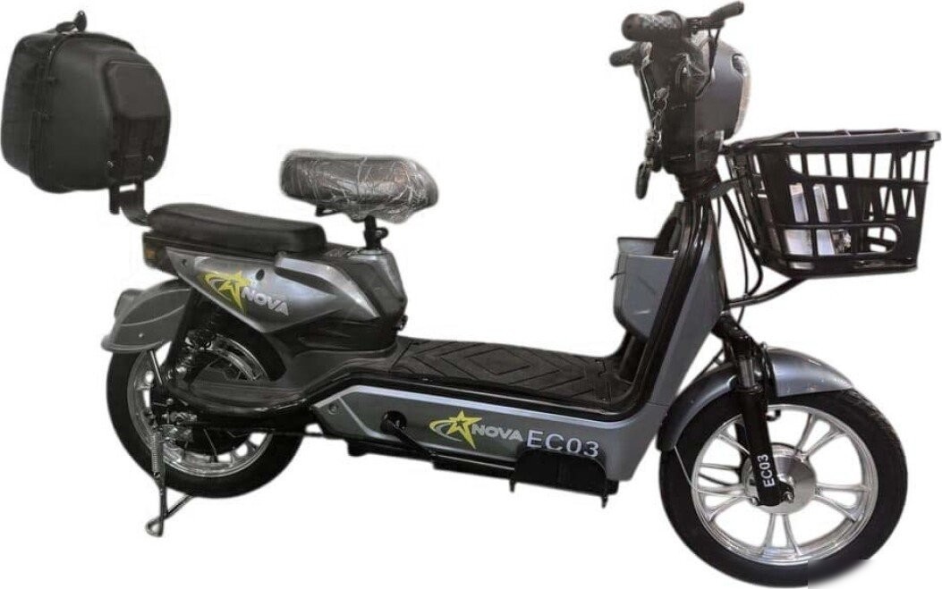 Электроскутер NOVA EC03 (серый, без цепи)