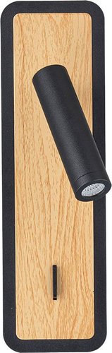 Спот Arte Lamp Wood A1990AP-3BK