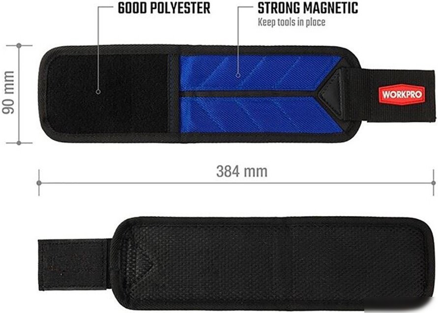 Манжета магнитная на руку Workpro WP289001