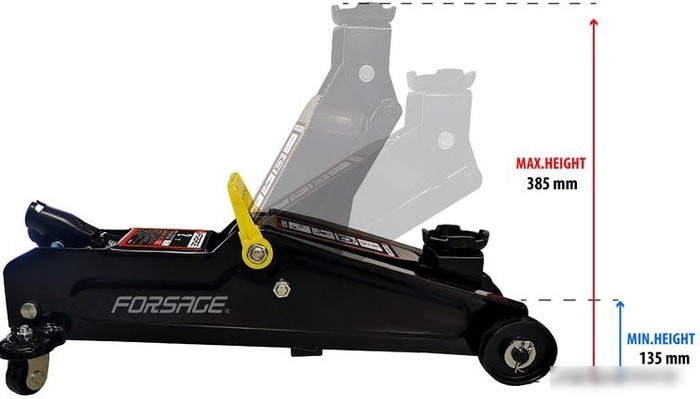Подкатной домкрат FORSAGE F-TA82005 2т