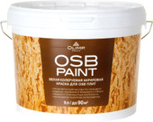 Краска Olimp Акриловая для OSB-плит 9 л (белый матовый)