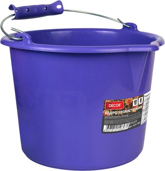 Ведро Decor 633-305 (5 л, фиолетовый)