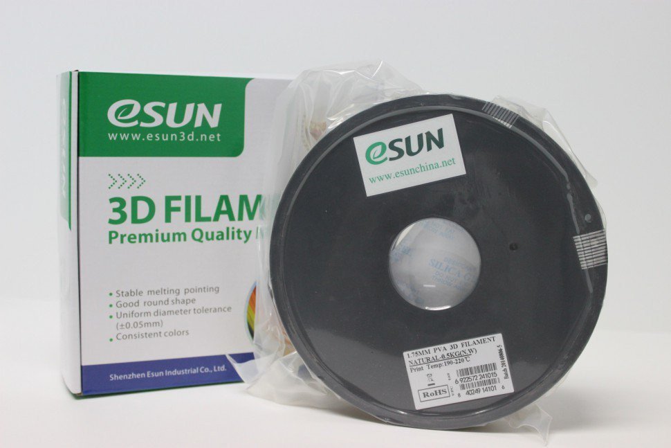 Пластик eSUN PVA PVA175N05 (1.75мм, 500гр, Natural)
